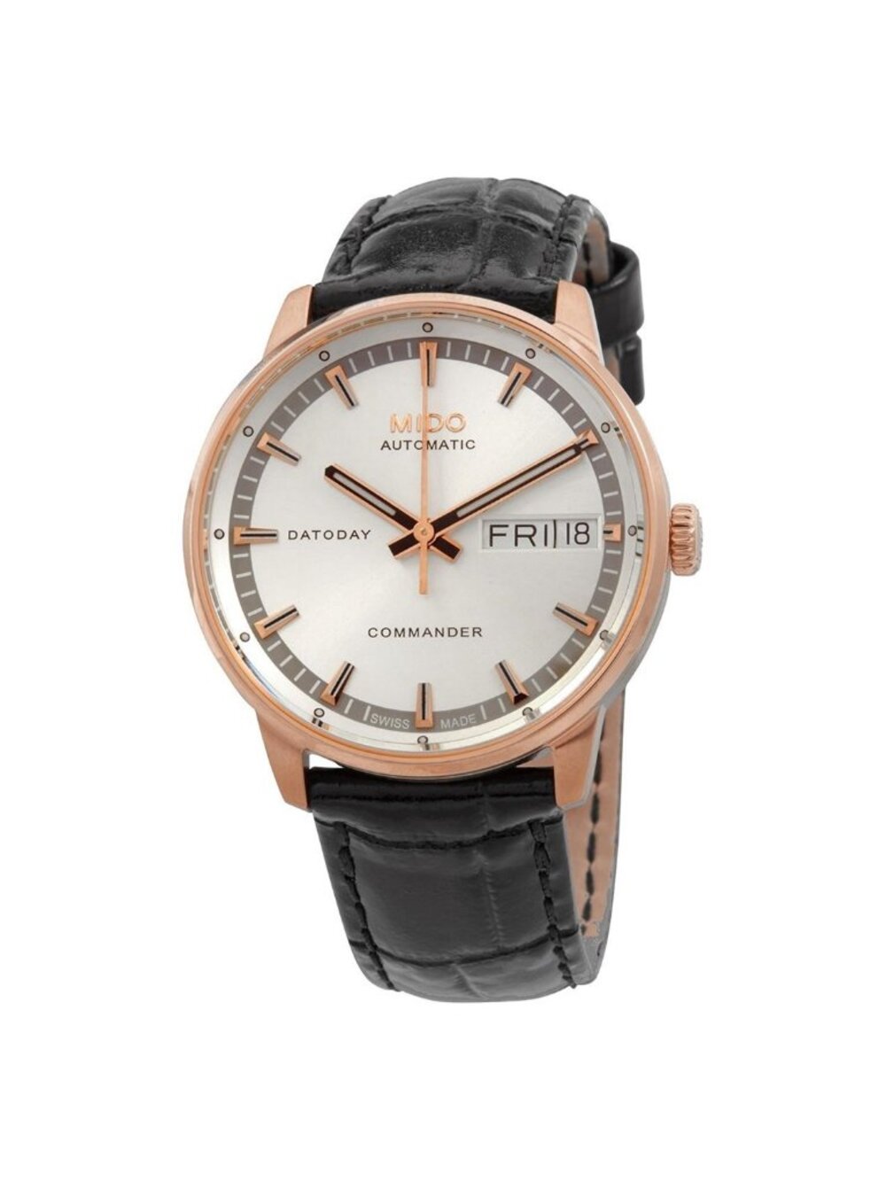 NWT Mido Commander II Automatic Silver Dial Ladies Watch M016.230.36.031.80